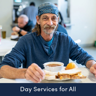 Blue DAY SERVICES FOR ALL