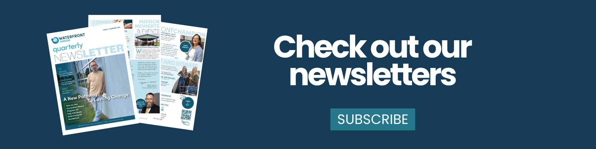 Subscribe to our newsletters